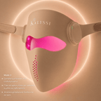 Démonstration du mode infrarouge proche 850nm du masque LED Skin Glow PRO Kalyss